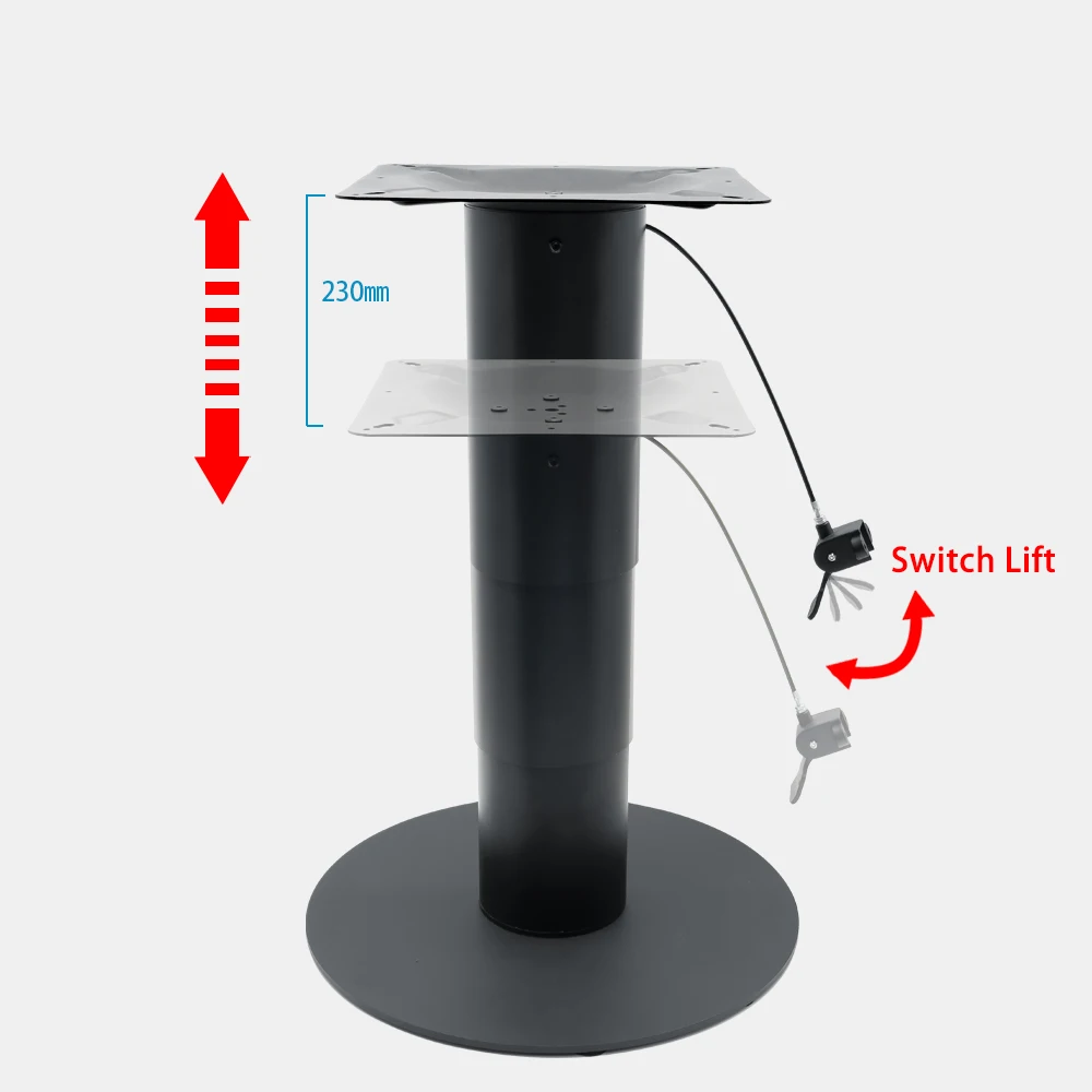 Factory Wholesale Metal Base Dining Adjustablift Height Lift Multifunction Coffee Table up and Down Table Desk Legs