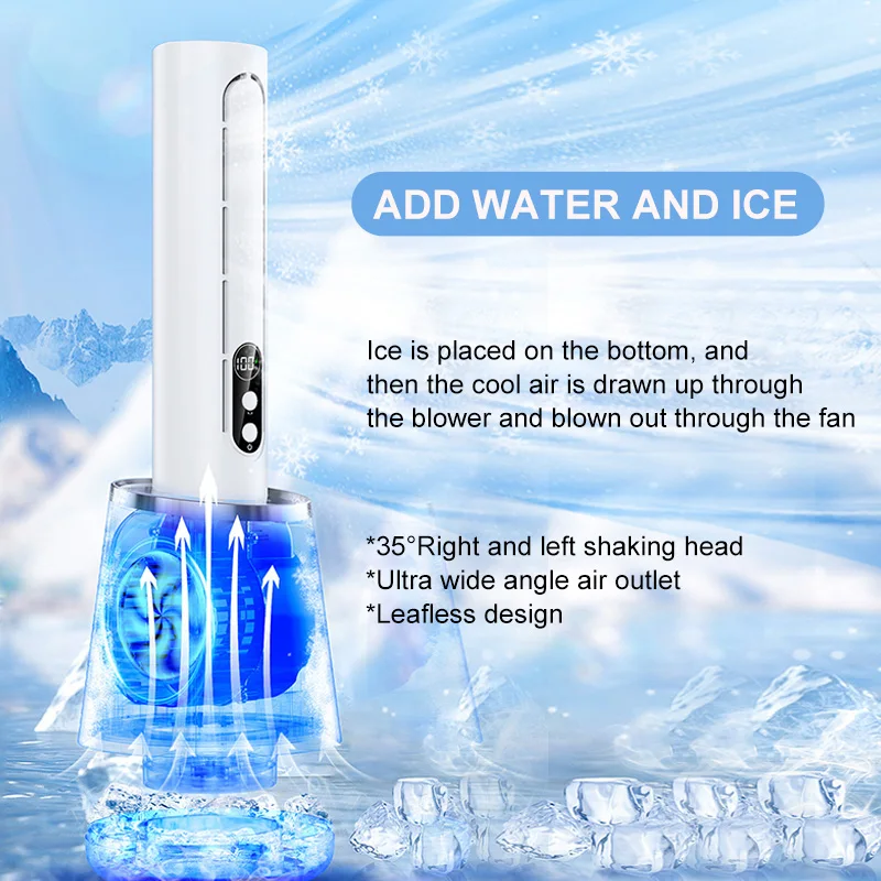 Popular home office Vertical Bladeless Air Purifier Fan Electric Fan Tower Stand Bladeless Fan