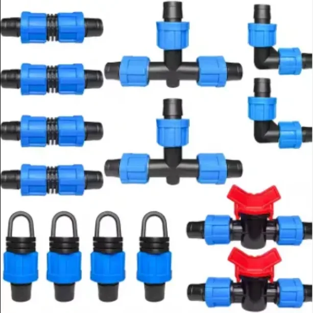 Farm Irrigation Systems Watering & Irrigation Fast Ring Connectors Irrigation Tape Connectors Offtake for PVC Pe Layflat Hose