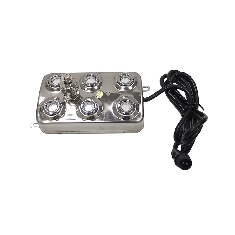 6 Heads High-Efficiency Ultrasonic Fogger Mist Maker Humidifier Atomizer for Office Farm for Home Use Restaurants