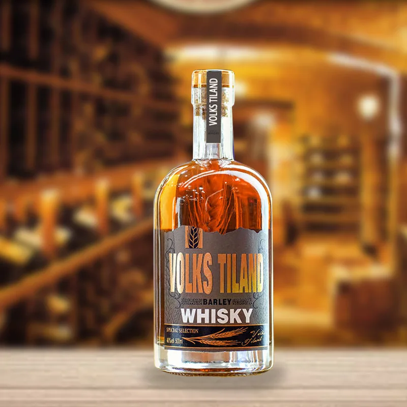 Custom 50ml 100ml 200ml 500ml 750Ml Fancy Liquor Glass Bottle For Whiskey Bourbon Gin Liquor