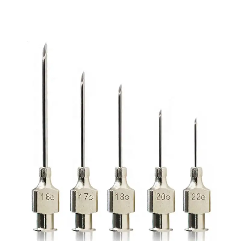 Wholesale Different Size Luer Slip Veterinary Equipment Vaccination Needles 16g Reusable Pet Animal Veterinary Needle