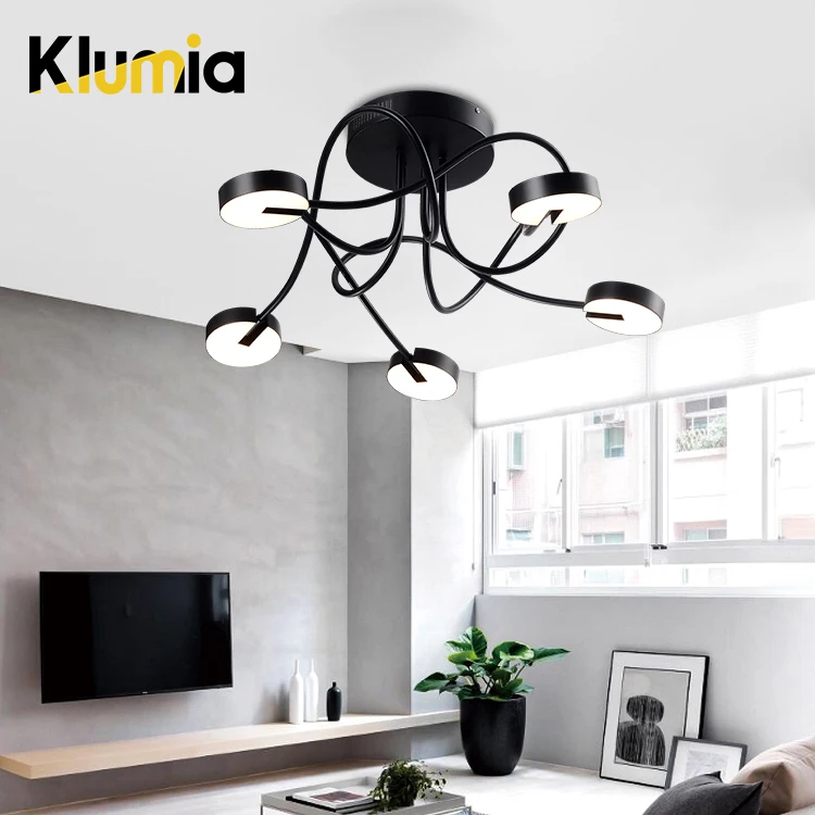  Хит продаж простая современная декорация KLUMIA светодиодный потолочный светильник для гостиной отеля ресторана