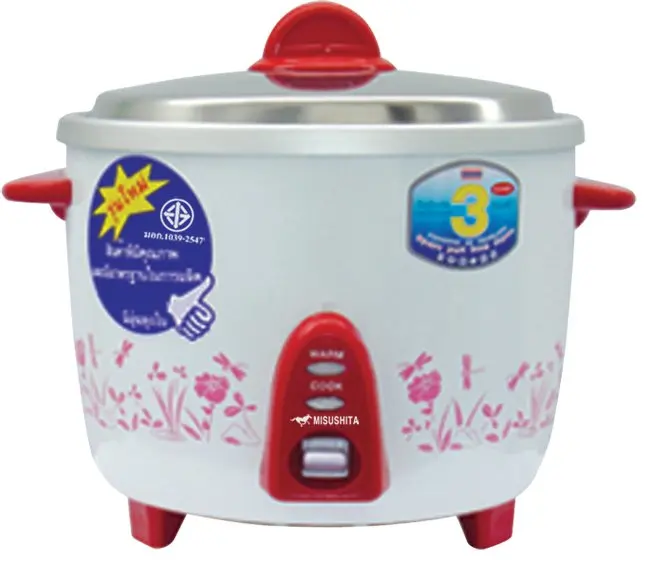 Misushita High Quality Automatic Rice Cooker Electric 5L Drum Inner Pot with Measuring Cup Made in Thailand for Household Use