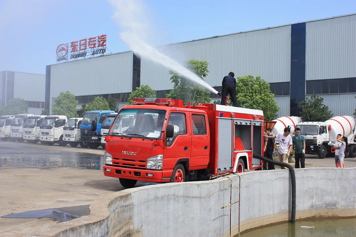 4*2 Isuzu Fire Car 3Ton Fighting Vehicle 100p Engine Truck at BIG