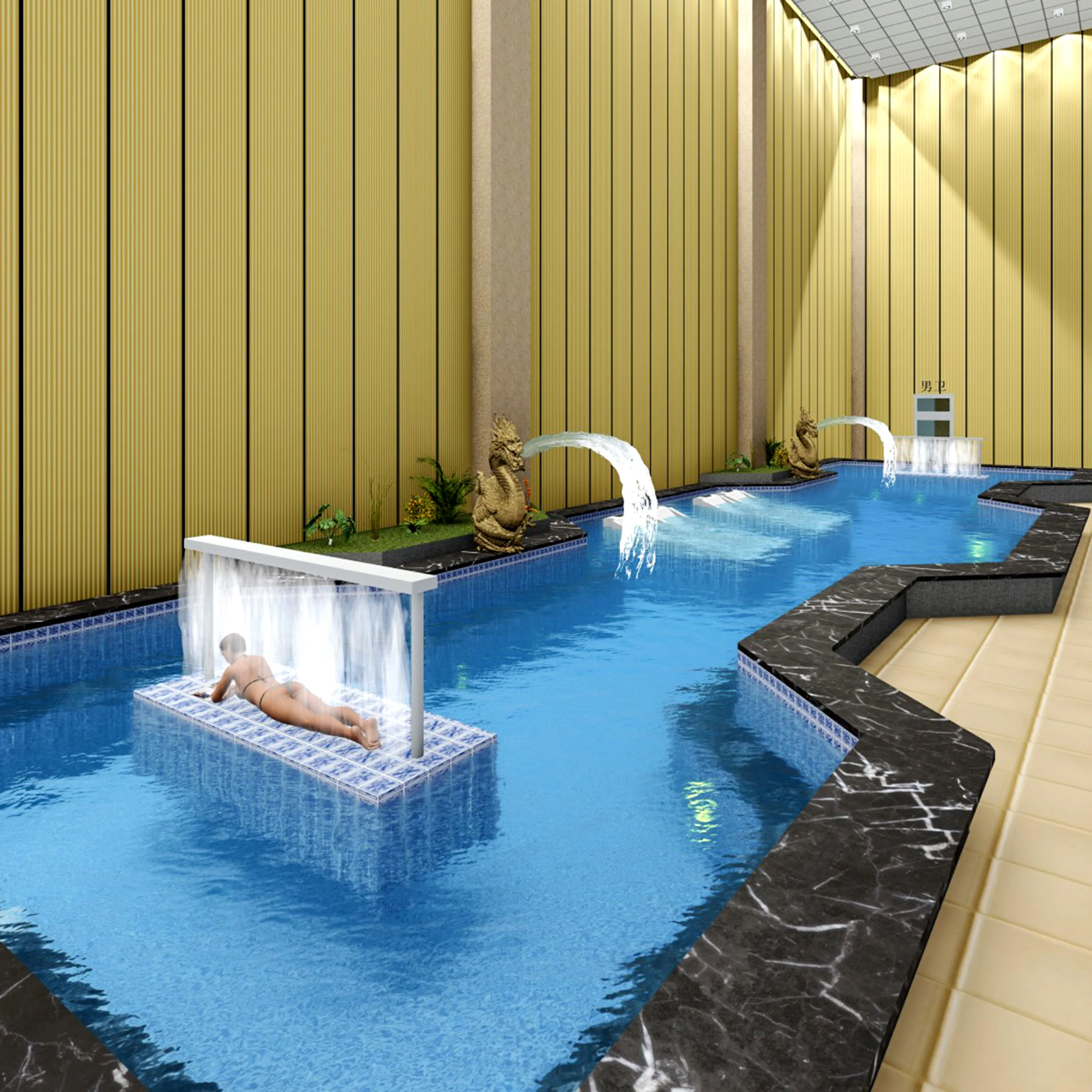 Landscape fish pond water treatment equipment