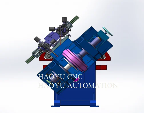 Automatic excavator track idler repair welding machine surface overlay welding machine