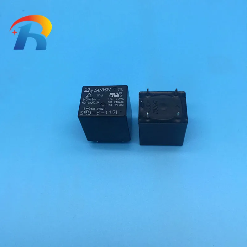NEW Original SANYOU Relays SRU-S-112L 5Pins 10A 250VAC  A set of transformations Electromagnetic Relay
