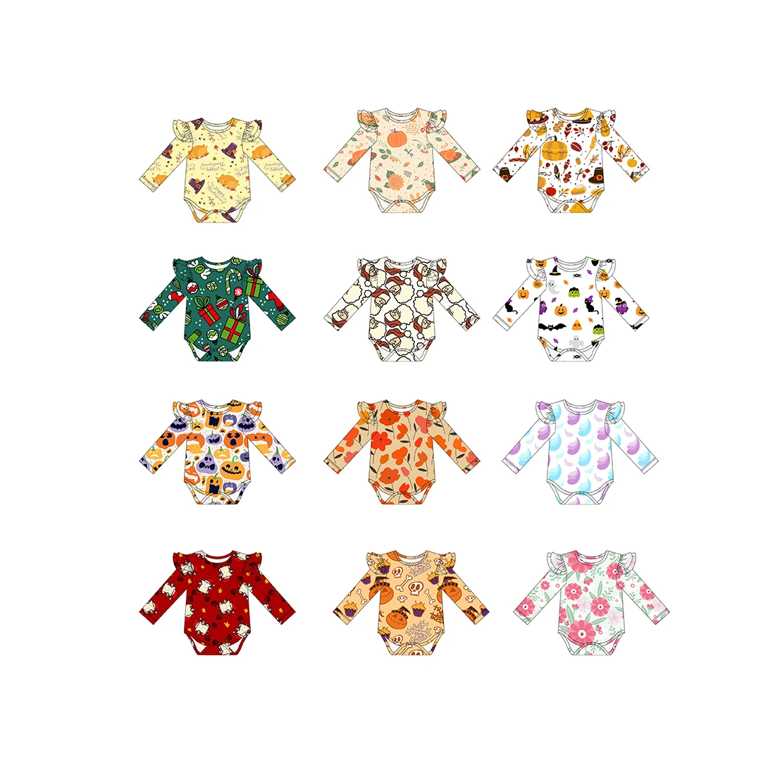 Дизайнерские летние комбинезоны для новорожденных на заказ