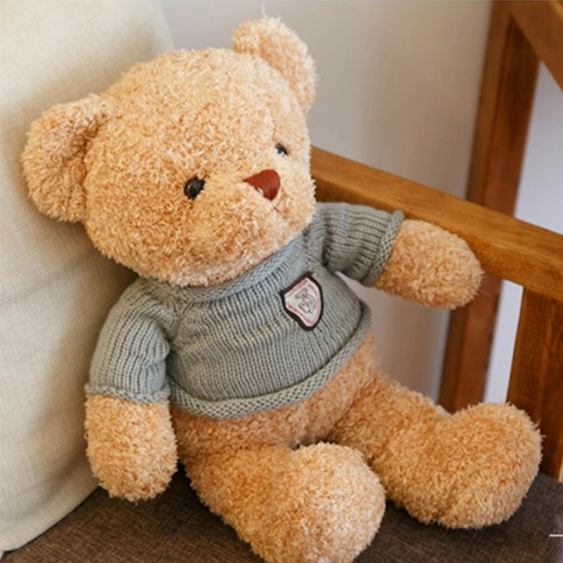  Wholesale PPyou custom 30cm mini rose cartoon teddy bear bulk with t-shirt plush stuffed toy gifts soft doll for kids