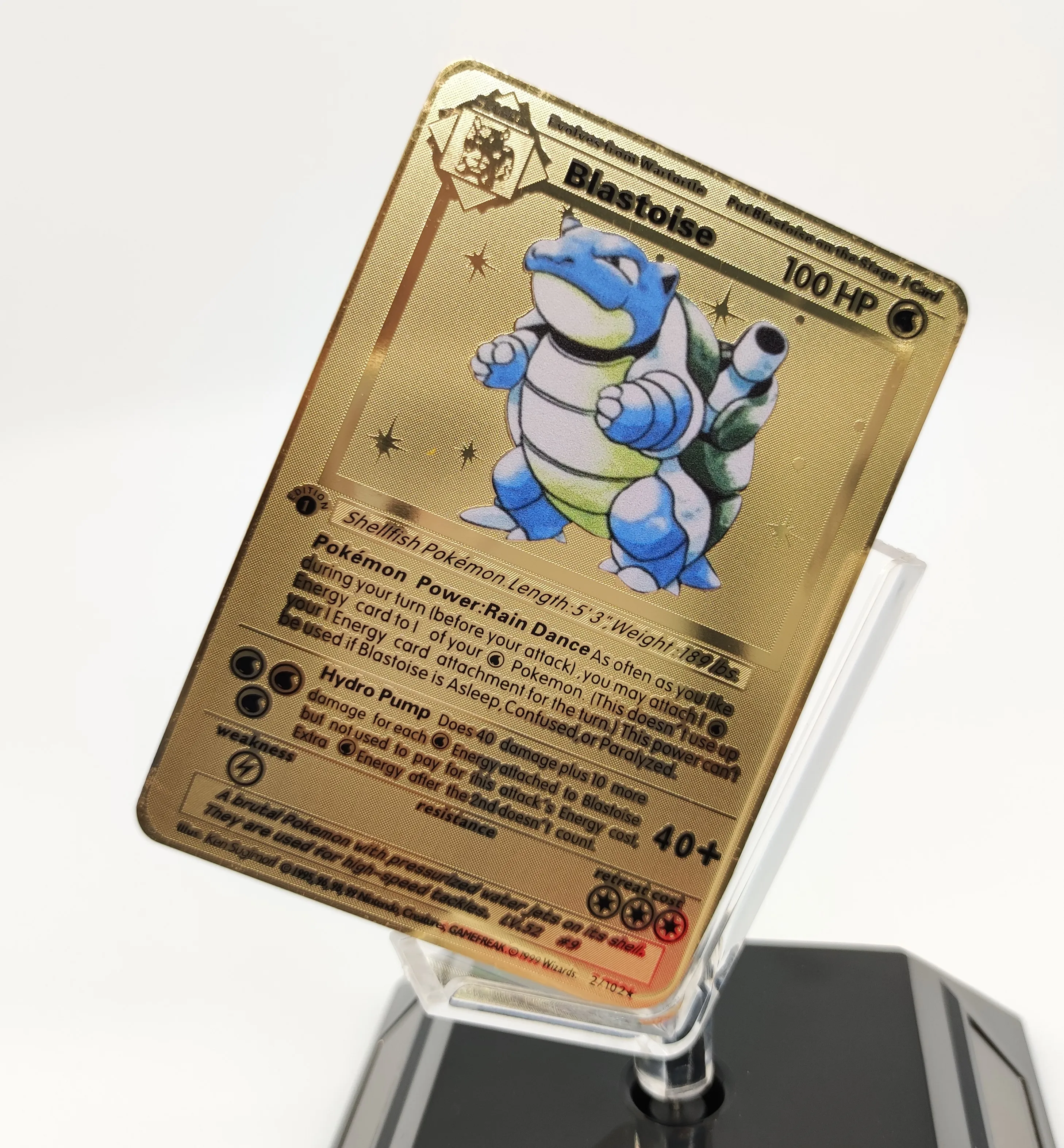 Pikachu Charizard V Metal Trading Cards Pokemon Gold Charizard Vmax Gx Metal Trading Cards Game Fast