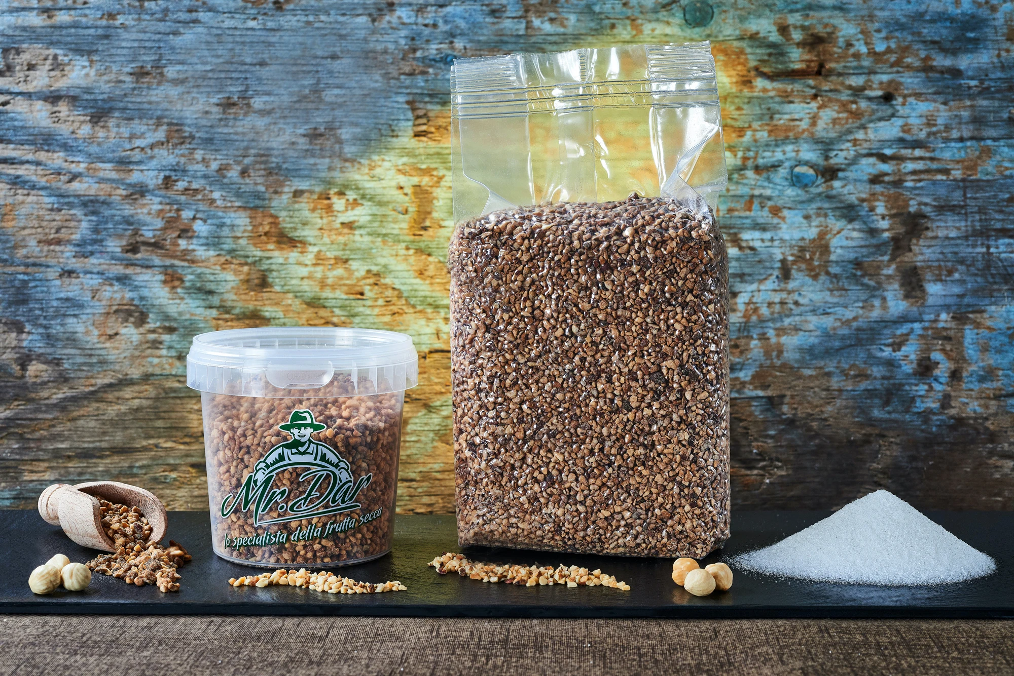 hight quality for b2b or b2c 1kg roasted diced almonds sugared ready to sell in vaccum bag