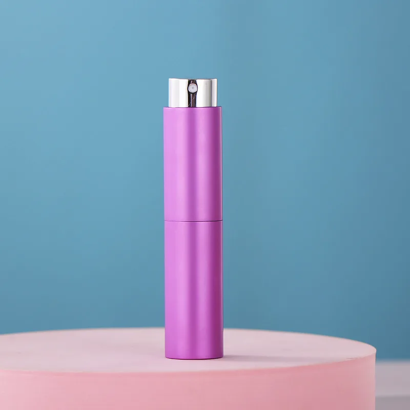 Twist Up Glass Atomizer Sprayer Atomizer Bottle Refillable Aluminum Perfume Atomizer