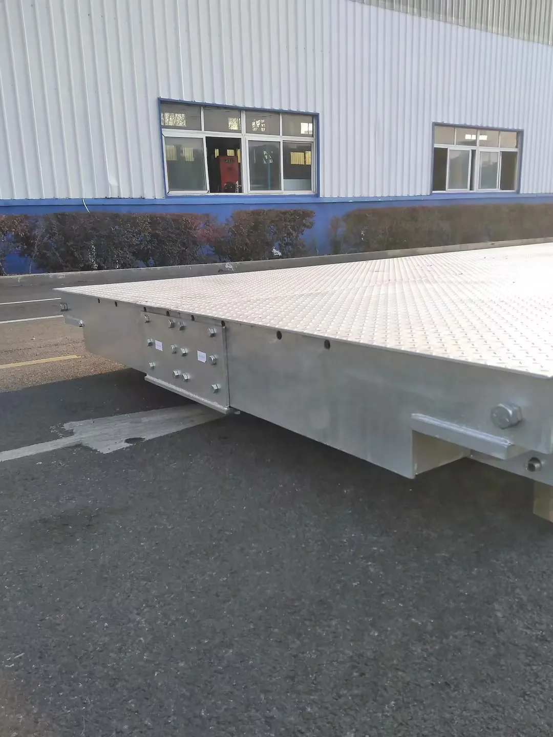 80t 3x18m Galvanized Concrete Heavy duty  Truck Scale Weighbridge Weighing Scale