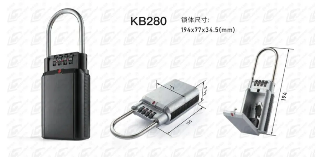 TSA Key Code Lock Stainless Steel and Durable Zinc Plated Briefcase Lock for Bag Parts & Accessories Packing