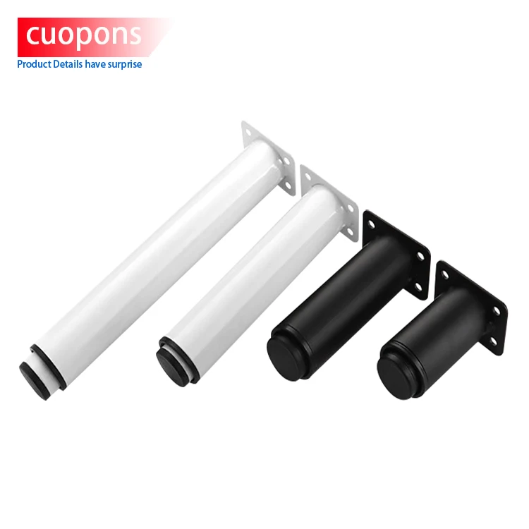 Toco Height Adjustable Decorative Solid Stainless Steel Metal Furniture Cabinet Bed Frame Legs Furniture Sofa Legs For Table
