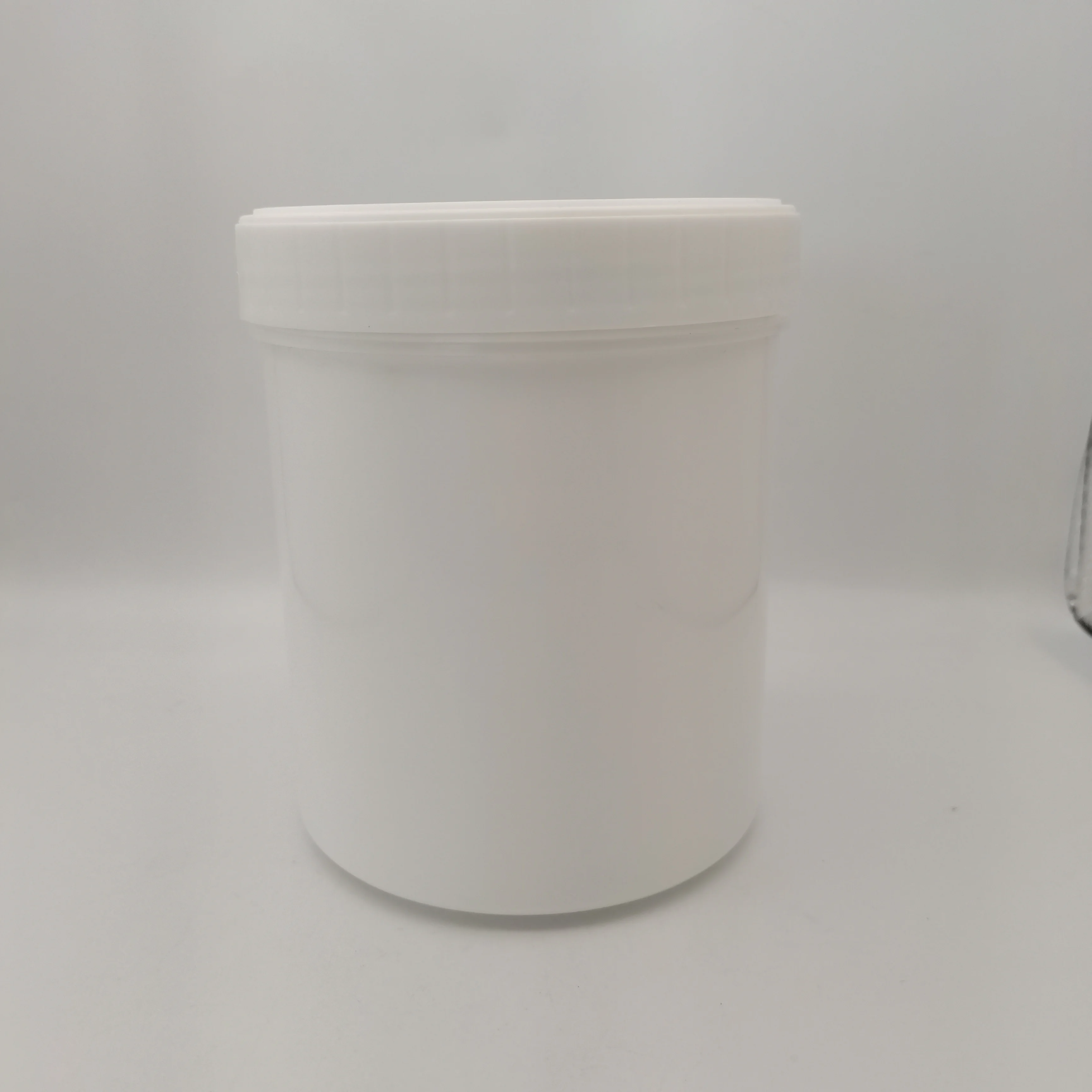 150-1000ml food grade large plastic sealed tank with screw lid and transparent inner lid