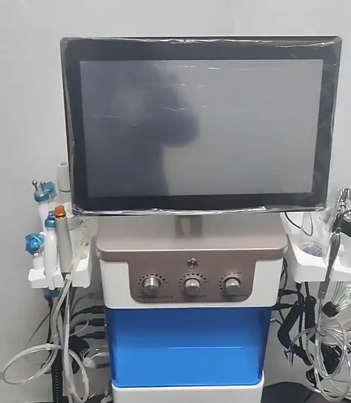 Top quality12 in 1 hydra oxygen Jet peel machine Hydro Aqua Peeling Dermabrasion machine hydra Beauty facial Equipment
