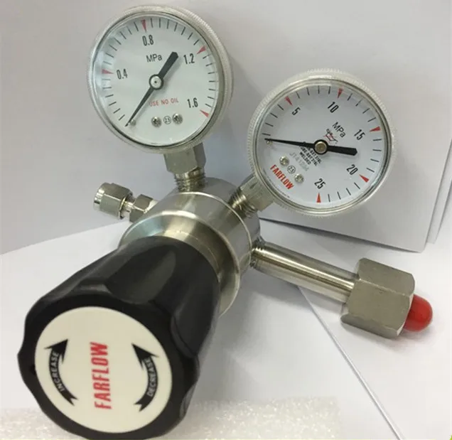 High Pressure Gauge Use For Oxygen Gas