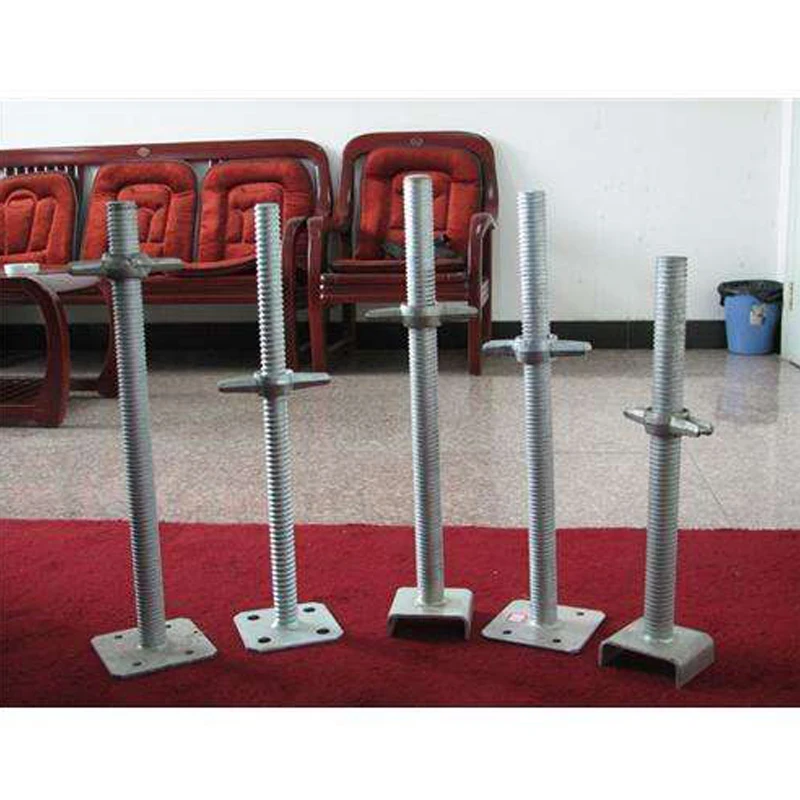 
solid base jack screw for building adjustable scaffolding jack base carbon steel jack base 