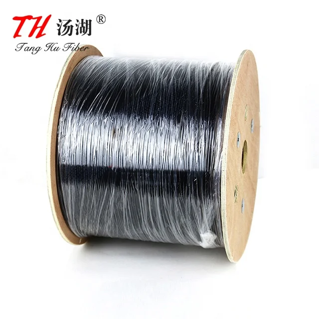 Indoor 1 Core FTTH Drop Cable Fiber Optic Cable With FRP/Steel Wire Strengthen Member Of Made In Tanghu Fiber