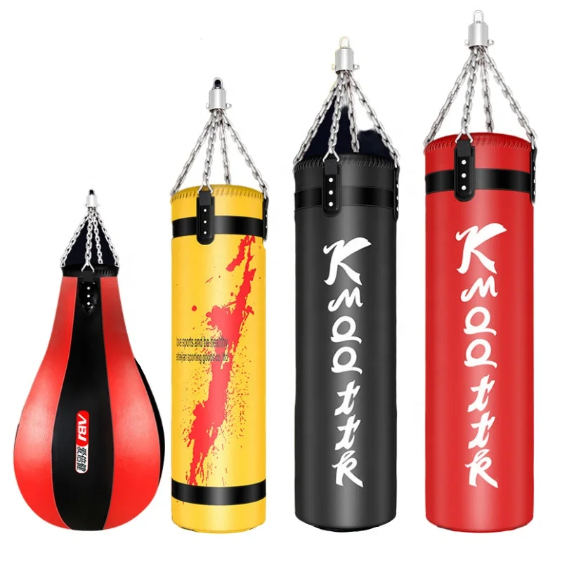 
Professional Gym Fitness Equipment Heavy Filled Hanging Boxing Punching Bag 