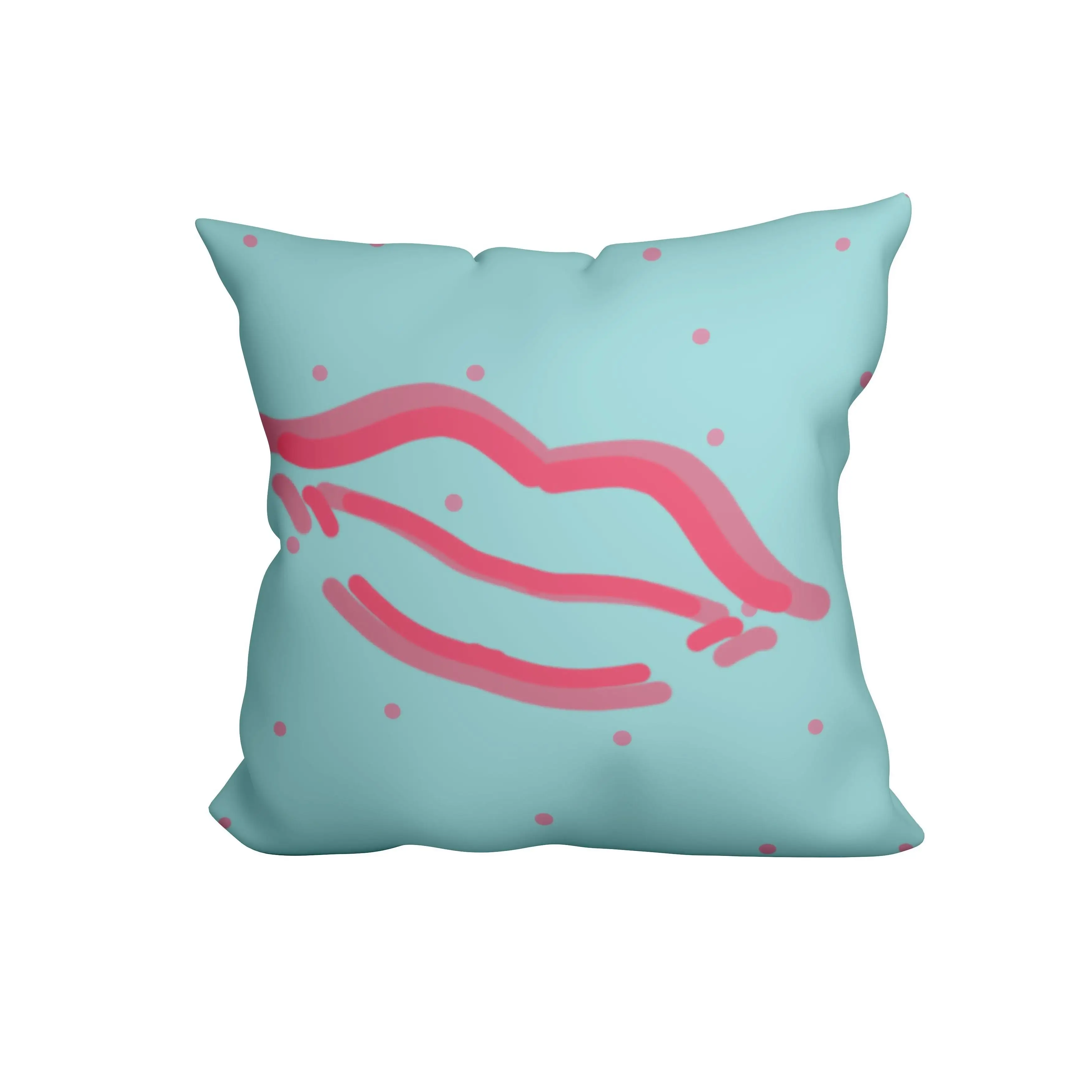 Luxury Pillow Case Canvas Satin Colors Custom Pink Vintage White Room Blank Modern Plaid Hand Embroidered Love Pillow Case
