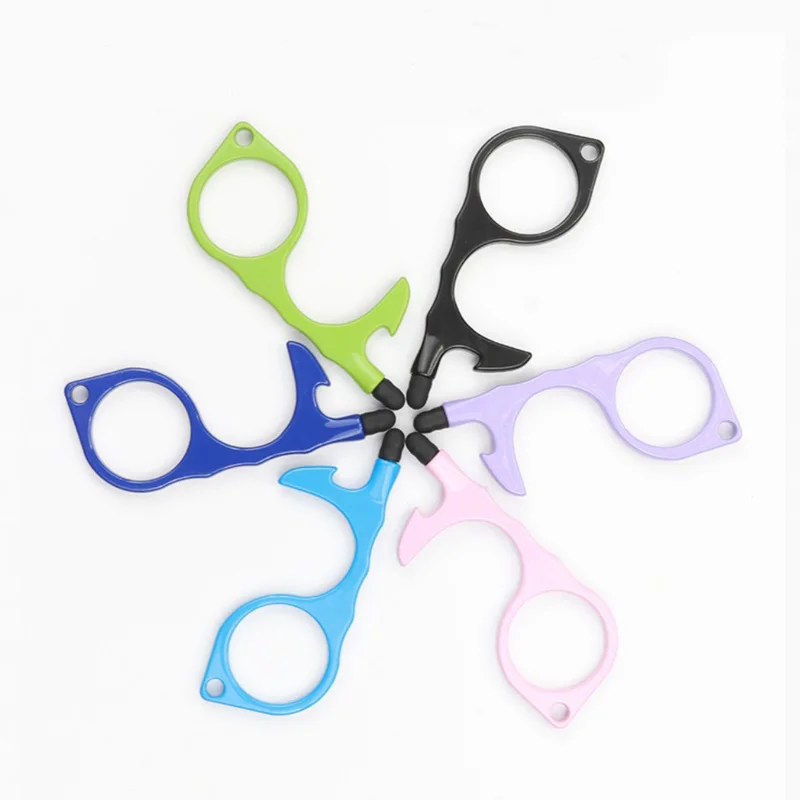 Colorful Led Flashlight USB Rechargeable Emergency 130DB Security Personal Alarm Elderly Women Self Defense Key Chain