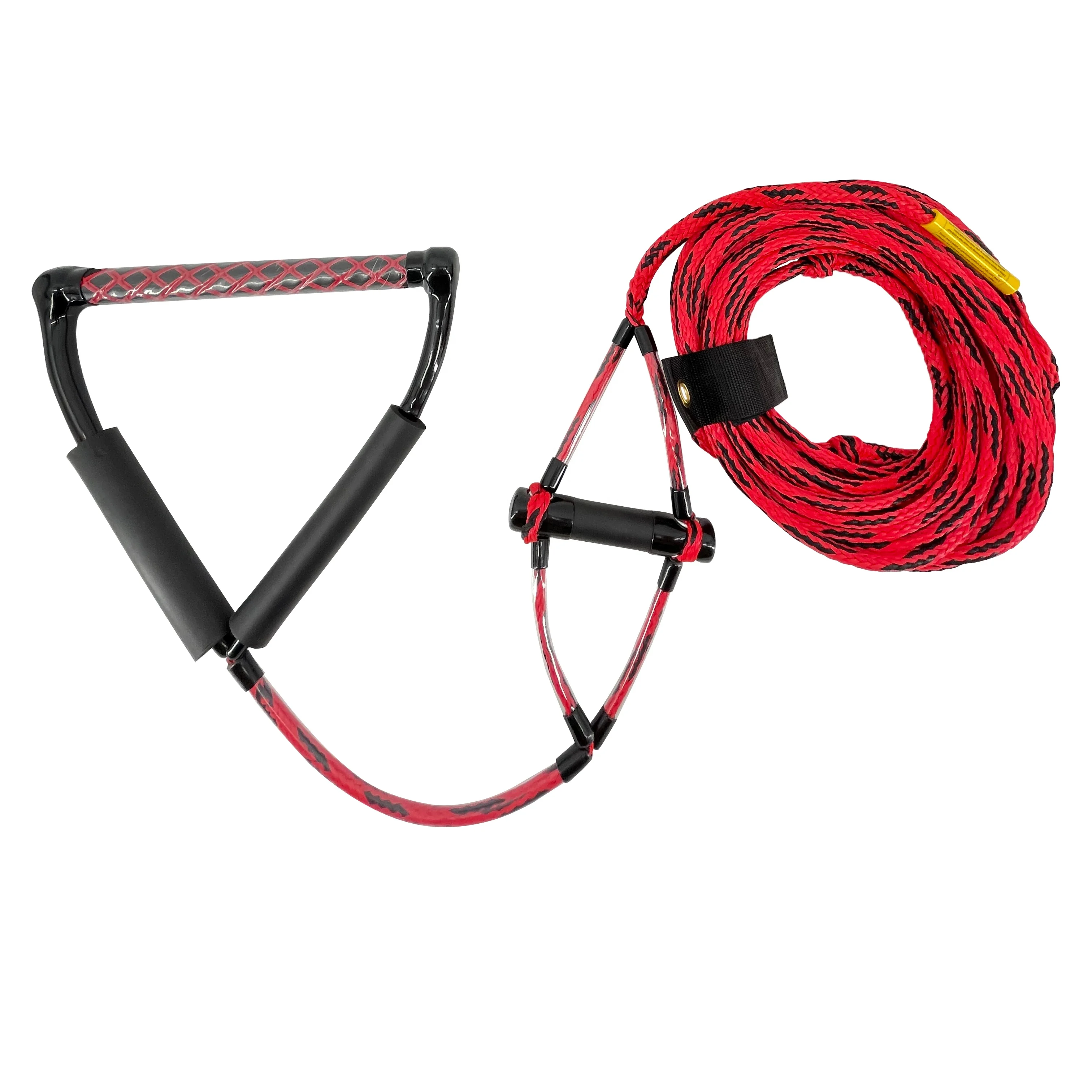 75ft 2200lbs Ski Rope Surfing 2Handle for Towing Rope Wakeboarding Line with 15IN EVA Handle