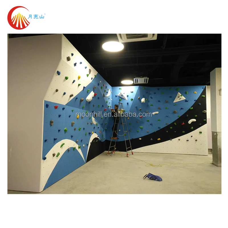 trampoline park sports climbing wall rock bouldering wall indoor