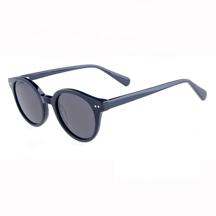 Women Man Vintage Sunglasses Retro Circle Frame Polarized Eyewear