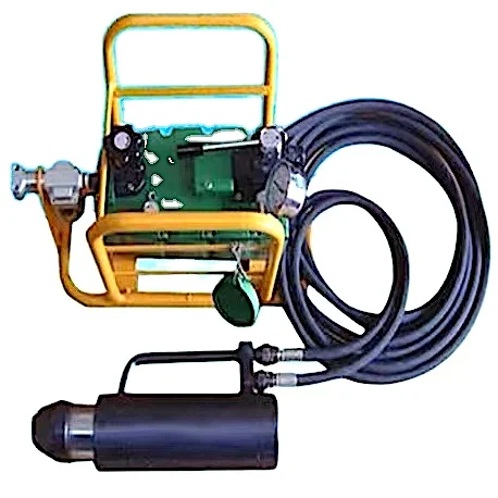 TY8A125 Pneumatic Jacks + Pump tensioning cables 21.8mm Strand, 250 KN steel reinforcement, wire and multiple-core steel strands