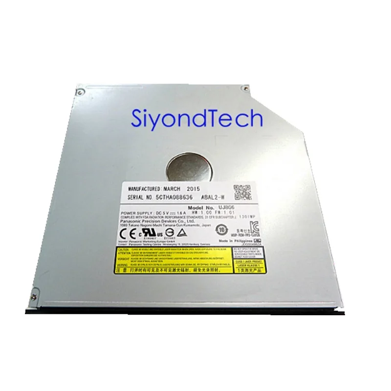New Laptop Slot Loading CD ROM Drive DVD RW For Panasonic UJ8C2Q UJ8D2Q UJ8G6