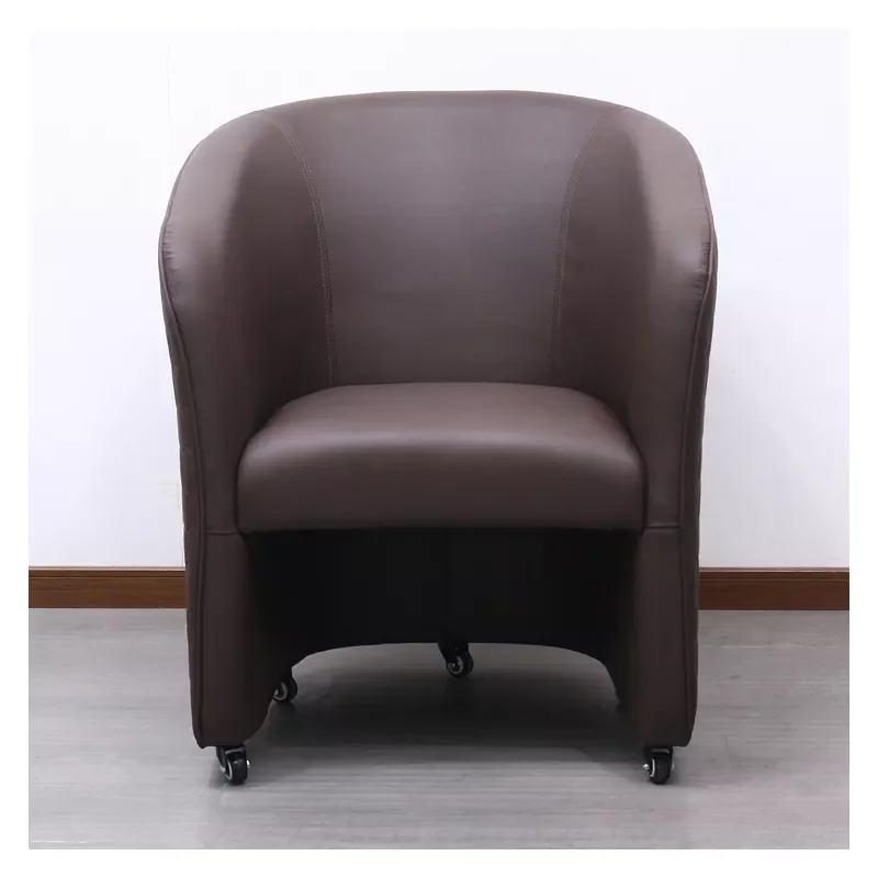 Chocolate Sofa arm chair PU leather chair for living room