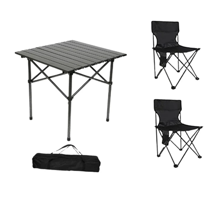 Luxury Outdoor Foldable Beach Adjustable Camping Outdoor Table And Chairs Folding Bar Table And Chair Set Outdoor
