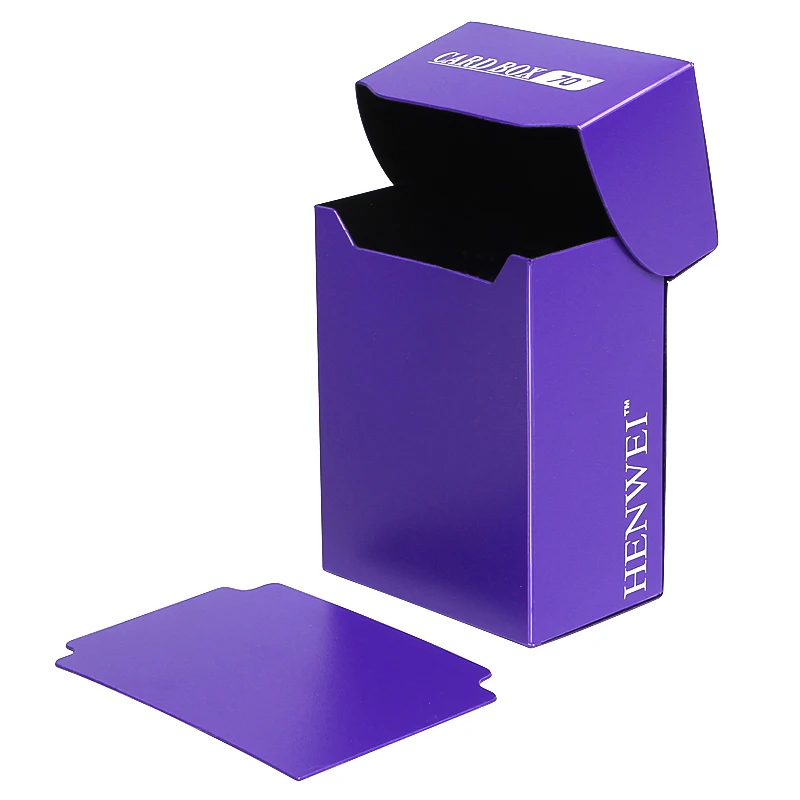 Custom Storage Acid Free Foldable Folding PP Plastic Deck Box Packaging plastic deck box