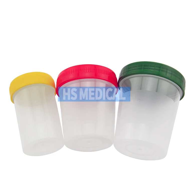 Контейнер для образцов, одноразовый контейнер для мочи, одноразовая Стерильная чашка для сбора мочи, мочеиспускающая чашка