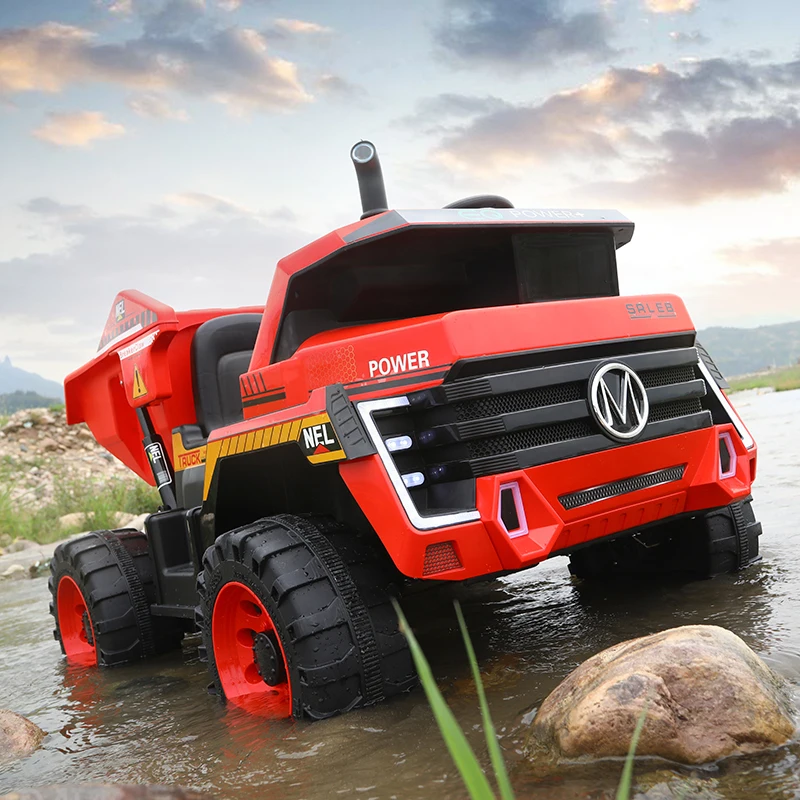  12V Дети ездить на самосвал дети Rc автомобиле строительство трактор с электрическим