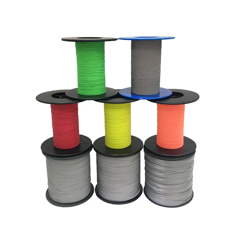 Флуоресцентная двухсторонняя Светоотражающая швейная нить светящаяся в темноте Вышивальная нить 2 мм светоотражающая