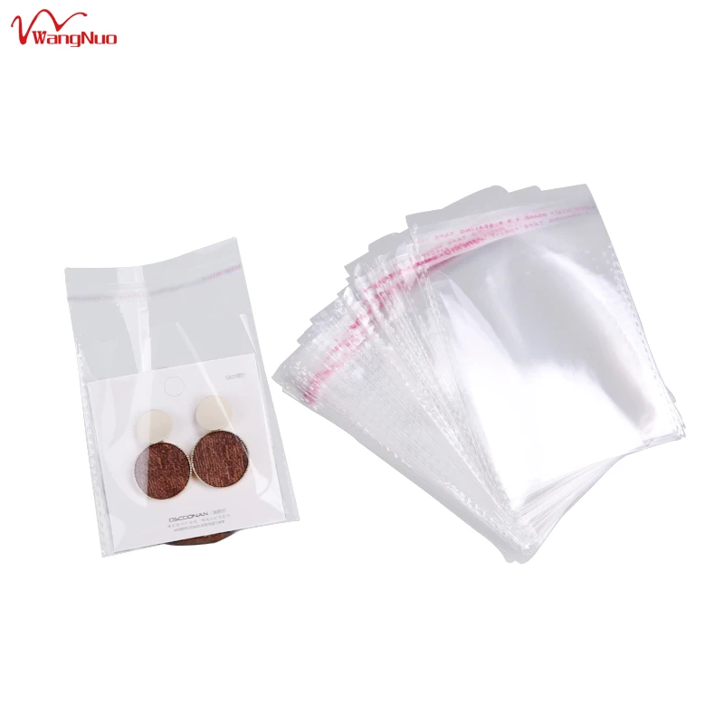 Clear Resealable Self Adhesive OPP Poly Plastic Bag for Food Candy Jewelry Gift Packing