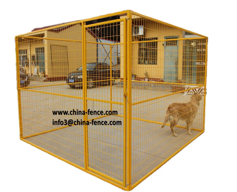 Большая уличная собачья будка сверхмощная клетка для собак манеж оцинкованная стальная ограда для домашних животных