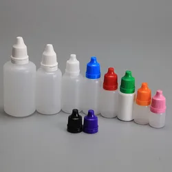 Wholesale 3ml 5ml 10ml 15ml 20ml 30ml 50ml 100ml needle tip dropper plastic bottle for eye drops