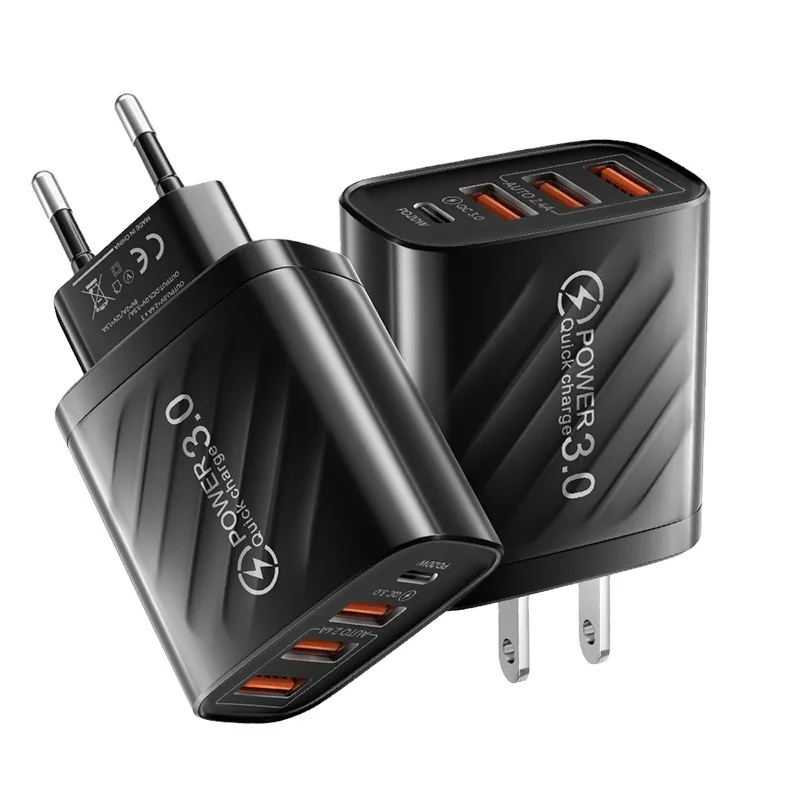 PD Fast USB Charger 48W Quick Charge For iPhone13 Xiaomi 12  CellPhone Wall Charger USB C Power Adapter US/EU Plug