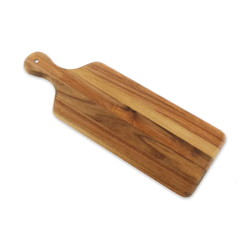 Custom Acacia Wooden Serving Board and Cheese Board Modern Design - 17 x 7 Inch