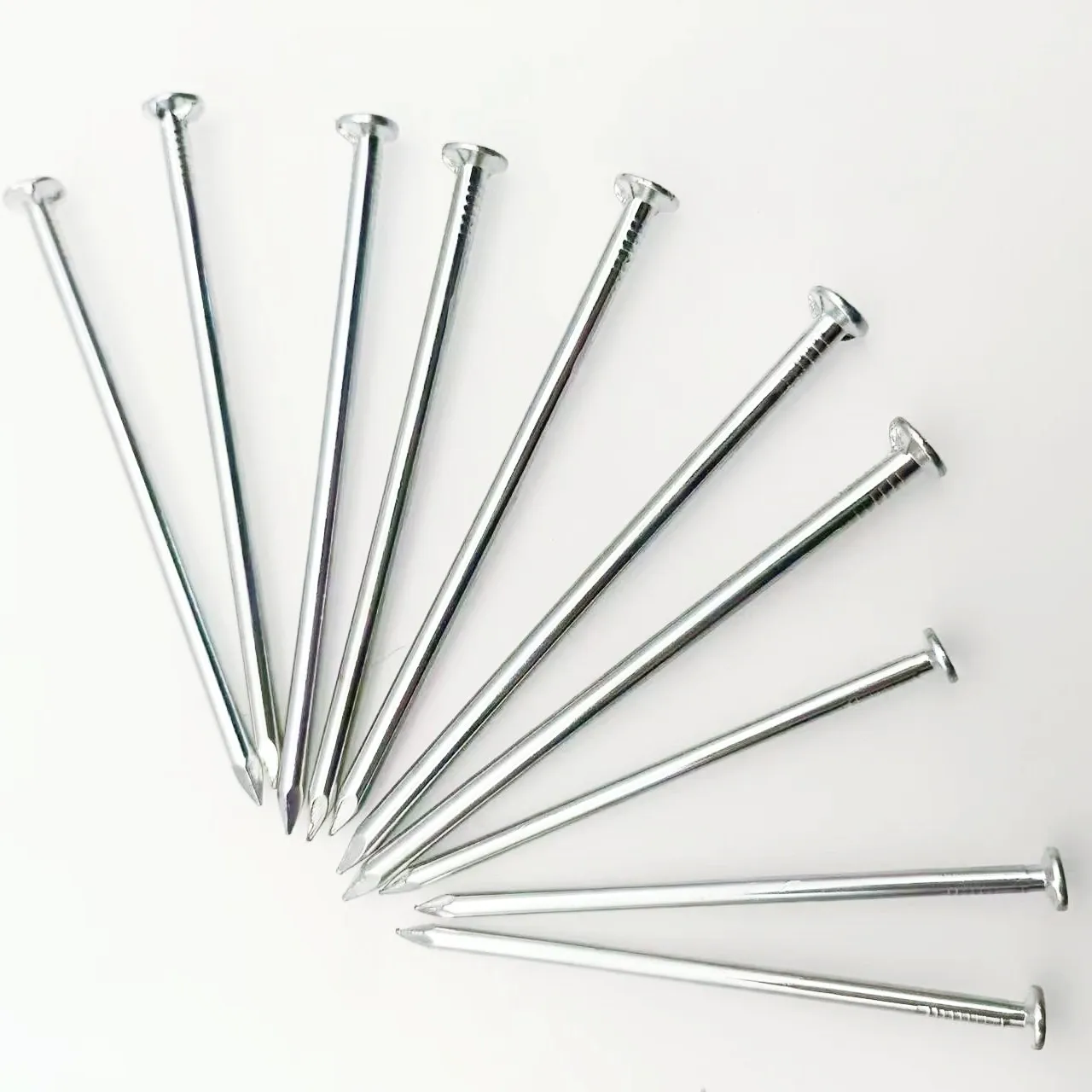 High Quality Common Nails with Good Price Iron Screws China Factory Silver Steel Smooth ISO Metal Ring Cap Gun JUNCHUANG CN;H