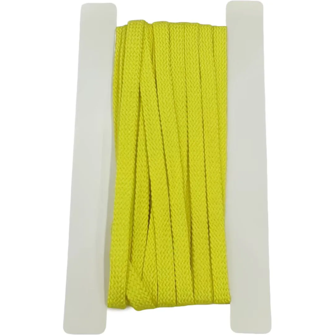 High Quality 10mm Cotton Flat Cord Rope Cotton Braided Cord String For Clothes Shoes