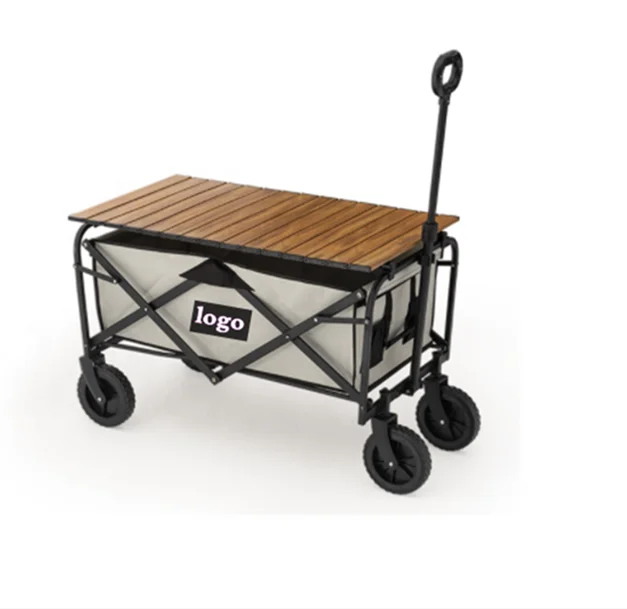 Wholesale Easy To Carry Foldable Trolleys Steel Frame Wheels For Beach Cart Hand Truck