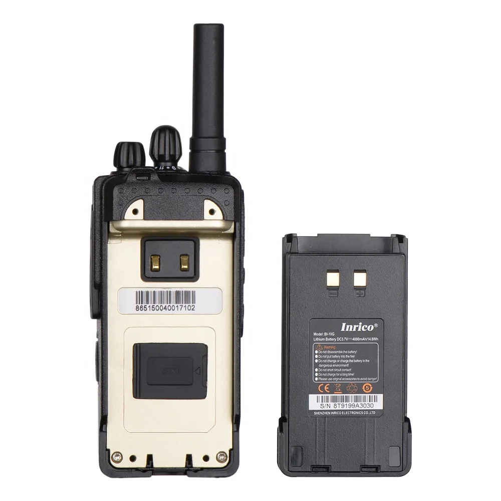 Рация WCDMA с USB-портом 3G/4G Портативная радиостанция глобальной голосовой связью Linux Inrico