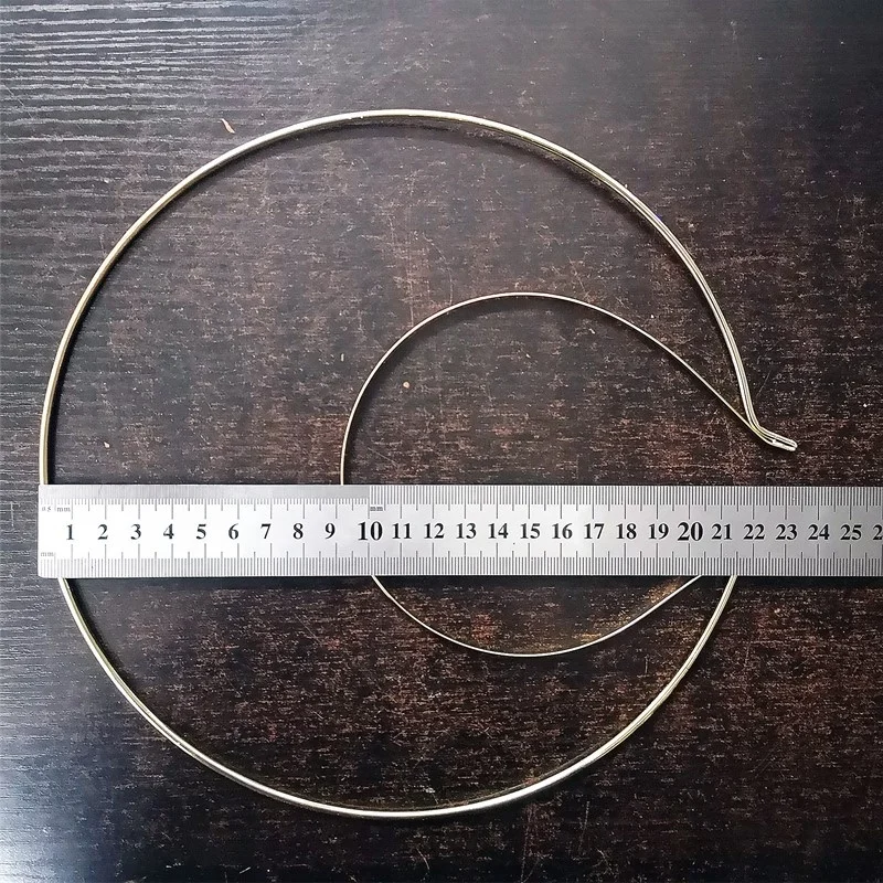 Custom Carbon Steel Two Circles Cosplay Anime Headdress Halo Hair Hoop Headband Accessory