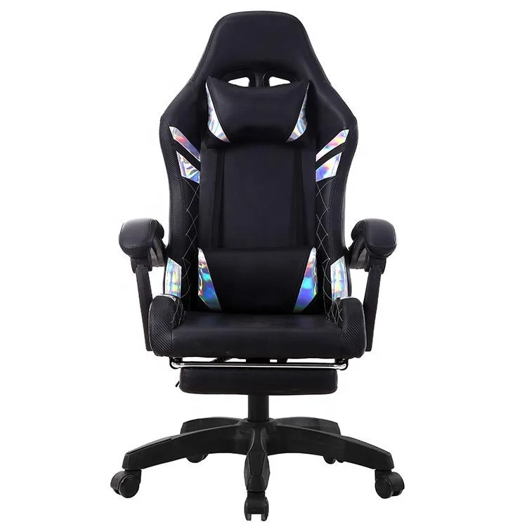 Cool Design Sillas Gamer Office chairs Gaming Electronic Cololight Stream Desk One Touch Boot for PC Gaming Chairs with Footrest